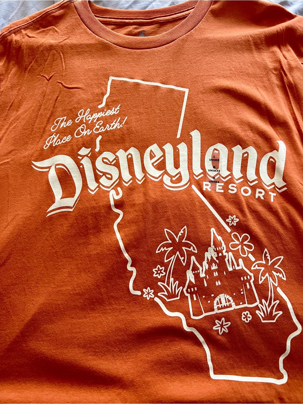 “The Happiest Place On Earth” Disneyland Resort Graphic Tee